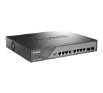 D-Link DSS-200G-10MPP switch Gestionado L2 Gigabit Ethernet (10/100/1000) Energía sobre Ethernet (PoE) 1U Negro, Gris