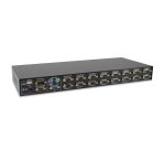 LevelOne KVM-3216 switch per keyboard-video-mouse (kvm) Montaggio rack Nero
