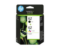 HP Pack de ahorro de 2 cartuchos de tinta original 62 negro/tricolor