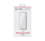 Celly Laser Matt custodia per cellulare 16,5 cm (6.5") Cover Trasparente, Argento