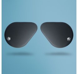 R-Go Tools Accoudoir R-Go split, accoudoir ergonomique en deux parties, r&eacute;glable, sym&eacute;trique, avec mousse souple, noir