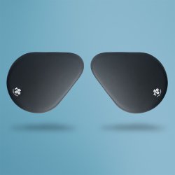 R-Go Tools Accoudoir R-Go split, accoudoir ergonomique en deux parties, r&eacute;glable, sym&eacute;trique, avec mousse souple, noir