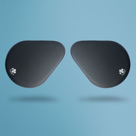 R-Go Tools Accoudoir R-Go split, accoudoir ergonomique en deux parties, r&eacute;glable, sym&eacute;trique, avec mousse souple, noir