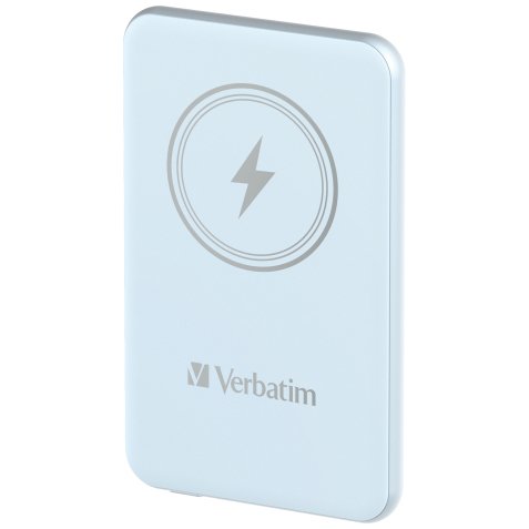 Verbatim Charge 'n' Go Lithium Polymère (LiPo) 5000 mAh Recharge sans fil Bleu