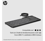 HP Tastiera cablata retroilluminata multidispositivo 405