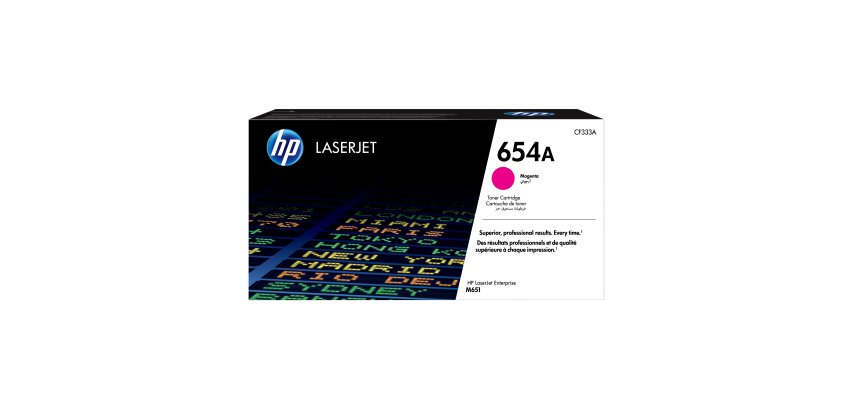 HP 654A - magenta - original - LaserJet - toner cartridge (CF333A)