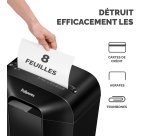 Destructeur Fellowes LX41 coupe croisée