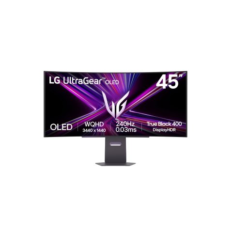LG 45GX900A-B computer monitor 113 cm (44.5") 3440 x 1440 Pixels Wide Quad HD OLED Zwart