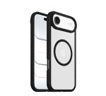 OtterBox React MagSafe Series pour Apple iPhone Air, noir Crystal, transparente/noir