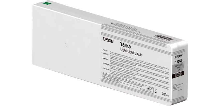 Epson Singlepack Light Light Black T55K900 UltraChrome HDX/HD 700ml