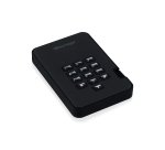 iStorage diskAshur2 256-bit 1TB USB 3.2 secure encrypted hard drive - Black IS-DA2-256-1000-B