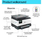 HP OfficeJet Pro 9120e Wireless All-in-One Color Printer, Instant Ink; Two-sided printing