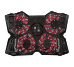 Trust GXT 278 système de refroidissement pour ordinateurs portables 43,9 cm (17.3") Noir