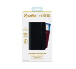 Celly Venere Passport Wallet Black Faux leather