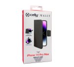 Celly Wally mobile phone case 17 cm (6.7") Wallet case Black