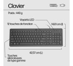 HP 150 WIRED MOUSE/KB COMBO FR clavier Souris incluse USB Noir