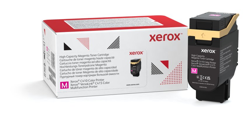Xerox Cartouche de toner Magenta de Grande capacité Imprimante couleur ® C410 / multifonctions ® VersaLink® C415 (7000 pages) - 006R04687
