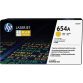 HP 654A toner jaune authentique LaserJet