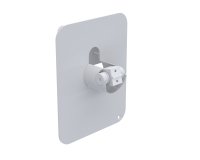 Ergonomic Solutions SpacePole Kiosk SKS001-32 accesorio para terminal de punto de venta Base POS Blanco Metal
