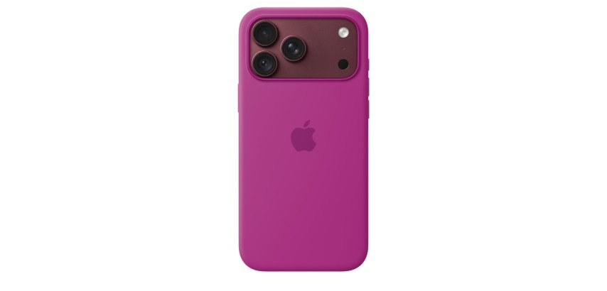 Apple Coque en silicone avec MagSafe pour iPhone 18 Pro Max - Magenta