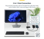 StarTech.com 4-Port USB-A Hub, 5Gbps, Self-Powered, 2-in-1 USB-C and USB-A Host Cable, 1x BC 1.2 Charging Port, 24W Power Adapter Included, MacBook and Windows