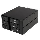 StarTech.com Rack Mobile en Aluminum Sans Tiroir pour 3x Disque Dur SAS II/SATA III 6 Gbps - Hot Swap