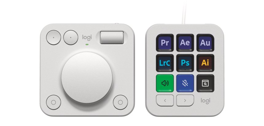 Logitech MX Creative Console Clavier Bluetooth/USB Gris