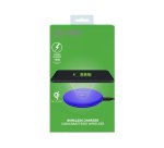 Celly WLFASTFEELBL Caricabatterie per dispositivi mobili Smartphone Blu USB Carica wireless Ricarica rapida Interno