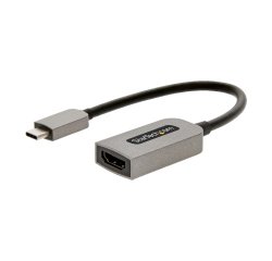 StarTech.com Adaptateur USB-C vers HDMI, Vidéo 4K 60 Hz, HDR10, Dongle USB-C vers HDMI pour Moniteur, Compatible USB4 / Thunderbolt