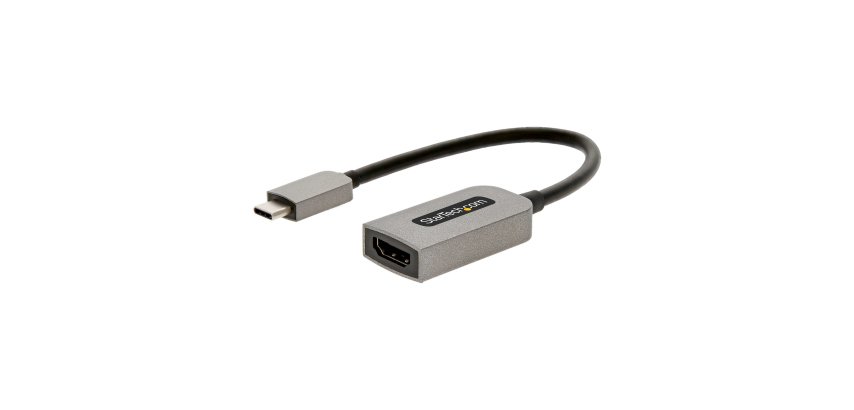 StarTech.com Adaptateur USB-C vers HDMI, Vidéo 4K 60 Hz, HDR10, Dongle USB-C vers HDMI pour Moniteur, Compatible USB4 / Thunderbolt