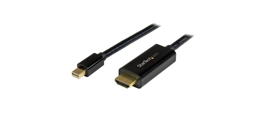 StarTech.com Câble mini DisplayPort vers HDMI - Câble Adaptateur Écran PC Mini DisplayPort (Mini DP/mDP) vers HDMI 2.0 - Noir - 5 m - Ultra HD 4K 30 Hz