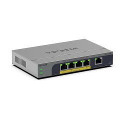 NETGEAR GS105EP Non-géré Gigabit Ethernet (10/100/1000) Connexion Ethernet, supportant l'alimentation via ce port (PoE) Gris
