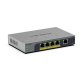 NETGEAR GS105EP Non-géré Gigabit Ethernet (10/100/1000) Connexion Ethernet, supportant l'alimentation via ce port (PoE) Gris