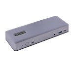 StarTech.com USB-C Docking Station - Multi Monitor HDMI/DP/DP Alt Mode USB-C Dock - 3x 4K30 / 2x 4K60 - 7-Port USB Hub - 60W Power Delivery - GbE - 3.5mm Audio - Works With Chromebook certified - TAA