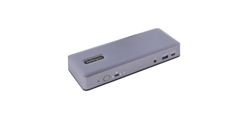 StarTech.com USB-C Docking Station - Multi Monitor HDMI/DP/DP Alt Mode USB-C Dock - 3x 4K30 / 2x 4K60 - 7-Port USB Hub - 60W Power Delivery - GbE - 3.5mm Audio - Works With Chromebook certified - TAA