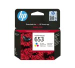 HP Cartouche d’encre Ink Advantage trois couleurs 653 authentique