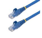 StarTech.com 50cm CAT6 Ethernet Cable - LSZH (Low Smoke Zero Halogen) - 10 Gigabit 250Mhz 100W PoE RJ45 10GbE UTP Network Patch Cord Snagless with Strain Relief - Blue, CAT 6, ETL Verified, 24AWG