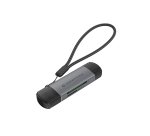Conceptronic BIAN05G 2-in-1 USB 3.0 Dual Plug Card Reader, SD/MicroSD 3.0, UHS-I