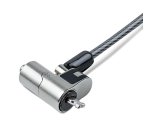 StarTech.com Câble Antivol PC de 2m - Câble de Verrouillage Compatible Nano-slot pour Ordinateur Portable, pour EliteBook/LenovoX1/2-1 - Câble de Sécurité pour Ordinateur Portable en Acier, Résistant aux Coupures