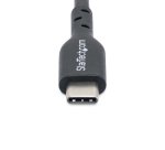 StarTech.com Câble de Charge USB-C de 2m, Charge et Synchronisation, 60W (3A) PD, Câble de Charge USB 2.0 pour Ordinateur Portable - Cordon de Charge USB C Noir