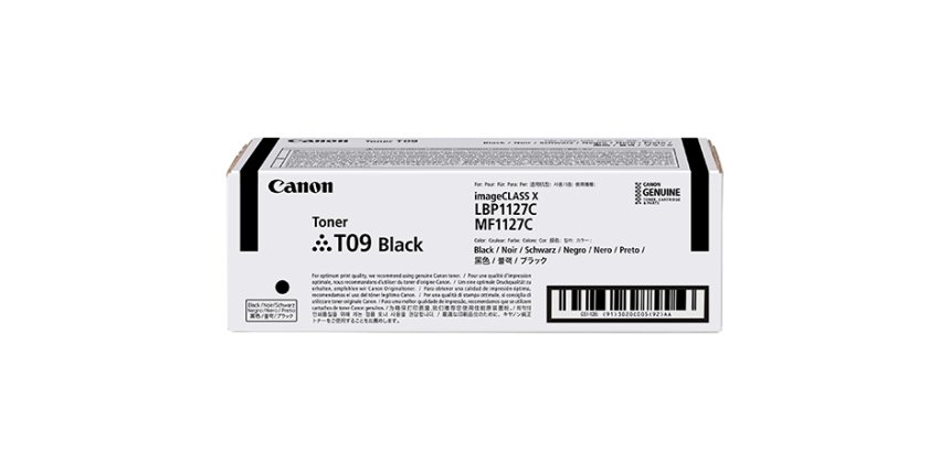 Canon TONER T09 BK toner cartridge 1 pc(s) Original Black