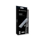 Conceptronic HUBBIES20G hub de interfaz USB 3.2 Gen 1 (3.1 Gen 1) Type-C 5000 Mbit/s Gris
