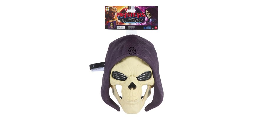 Masters of the Universe Skeletor Mask, 2026 Movie Look, Lights & Sounds Roleplay Costume Face Cover