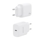 AISENS Cargador USB-C PD3.0 1 Puerto 1xUSB-C 25W, Blanco