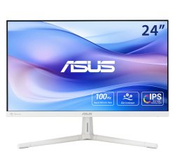 ASUS VU249HFI-W pantalla para PC 60,5 cm (23.8") 1920 x 1080 Pixeles Full HD LCD Blanco