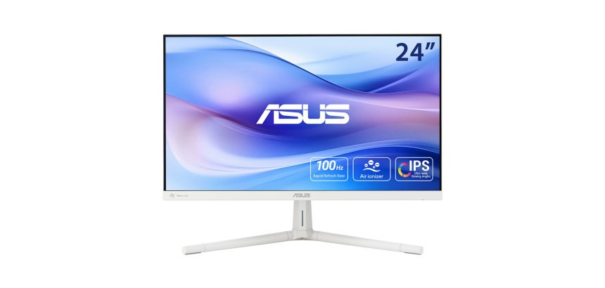 ASUS VU249HFI-W pantalla para PC 60,5 cm (23.8") 1920 x 1080 Pixeles Full HD LCD Blanco