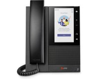 HP Poly Teléfono multimedia empresarial CCX 505 para Microsoft Teams y habilitado para alimentación a través de Ethernet (PoE)