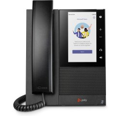 HP Poly Teléfono multimedia empresarial CCX 505 para Microsoft Teams y habilitado para alimentación a través de Ethernet (PoE)