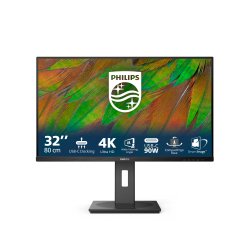 Philips 3000 series 32B1U3900/00 computer monitor 80 cm (31.5") 3840 x 2160 Pixels 4K Ultra HD LCD Zwart