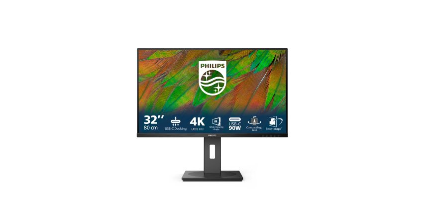 Philips 3000 series 32B1U3900/00 écran plat de PC 80 cm (31.5") 3840 x 2160 pixels 4K Ultra HD LCD Noir